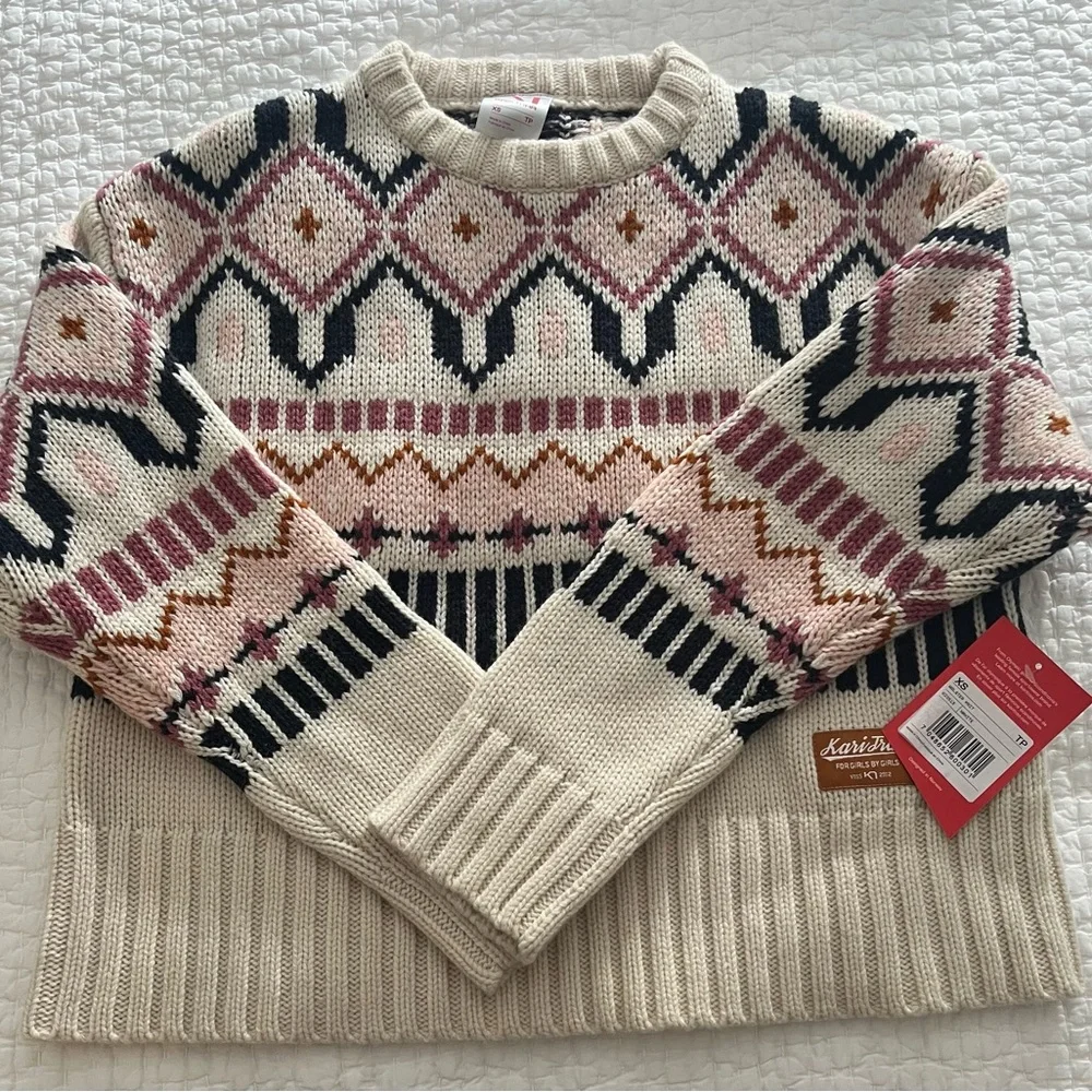 Kari Traa Fair Aisle Wool Blend Sweater New XS - Picture 2 of 8